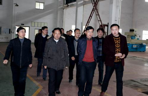 临湘市委书记黄俊钧一行到开云手机版登录入口|开云(中国)官方立体停车设备考察调研 
